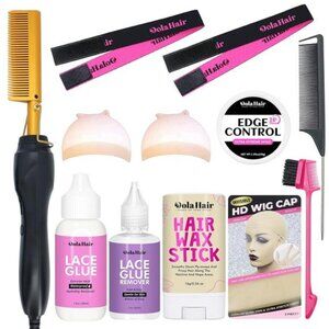 Electric Hot Comb for Wigs Hair Straightener Electric Pressing Combs